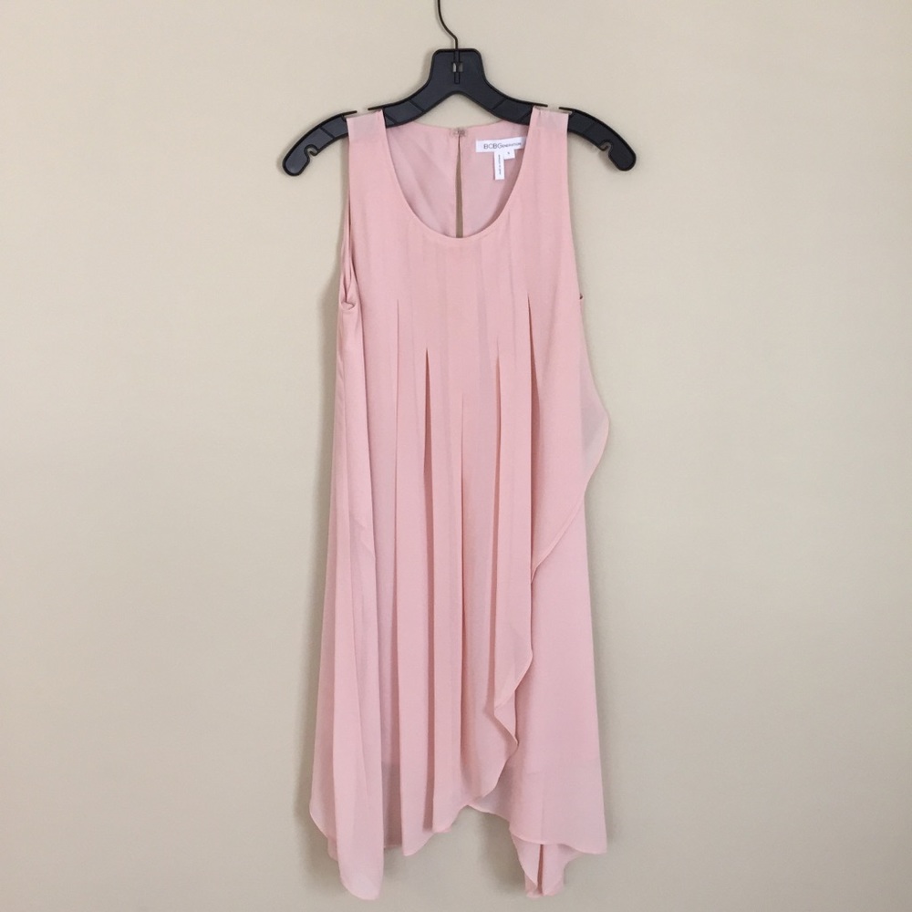 Bcbg wrap pleated Mini dress!